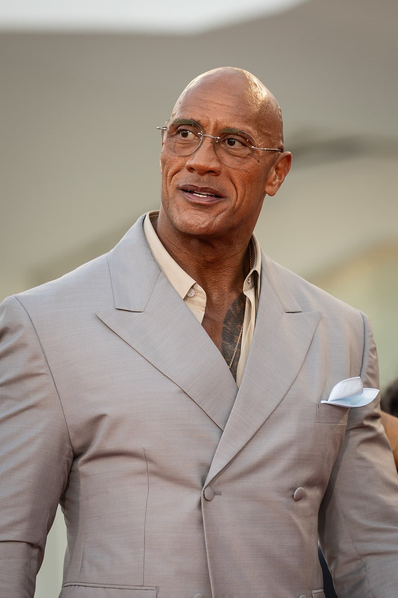Dwayne Johnson at the 2025 Venice Film Festival