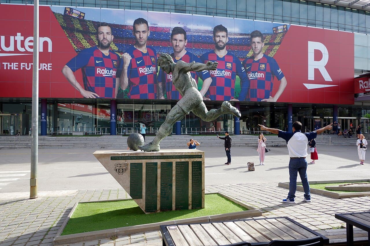 Camp Nou stadium in Barcelona