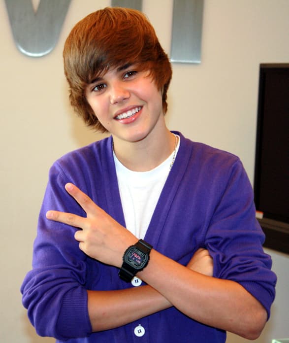 Justin Bieber at a public appearance in New York